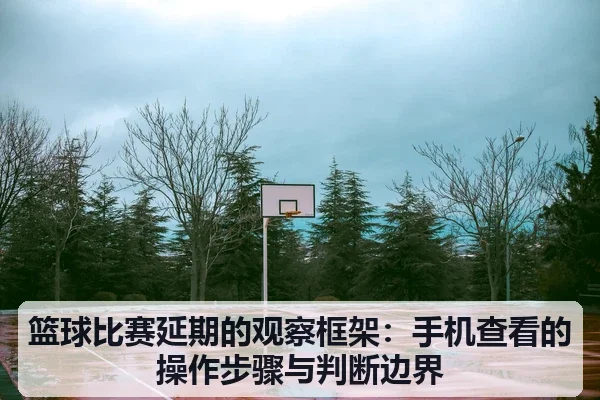 篮球比赛延期的观察框架:手机查看的操作步骤与判断边界